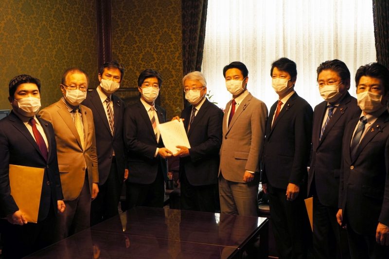 事業者家賃支払い支援法を野党共同で提出