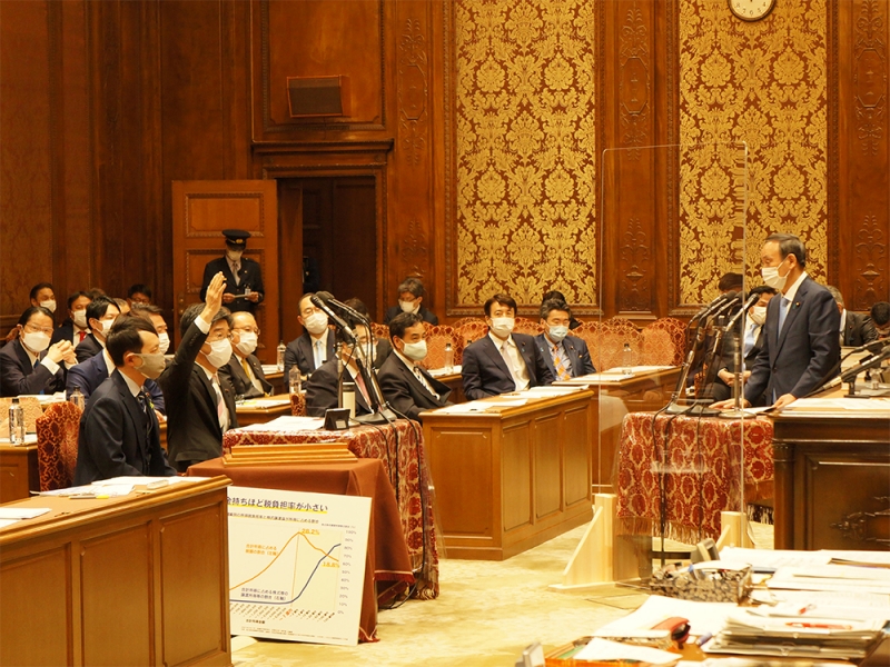 2021年2月17日 予算委員会で質問